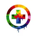 Logo verfdokter muurschilderingen