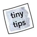 Logo Tiny tips that shake the world