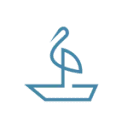 Logo De Ooievaart - rondvaart Den Haag