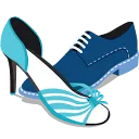 Logo D.S.D.A. Blue Suede Shoes
