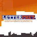Logo van Letterpret reclameproductie en belettering