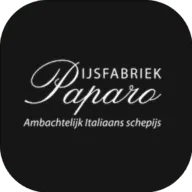Logo IJsfabriek Paparo sinds 1975