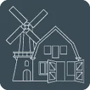 Logo lijstenmakerij Onder de Molen