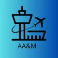 Logo Airport Advice AND Management AA AND M