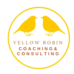 Logo Yellow Robin Coaching AND Consulting