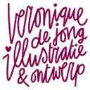 Logo van Veronique de Jong // illustratie AND ontwerp