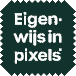 Logo Eigenwijs in Pixels