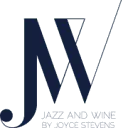 Logo Jazz and Wine concerts by Joyce Stevens