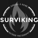 Logo Surviking survival AND hiking
