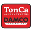 Logo TonCa aanhangwagens Damco boottrailers