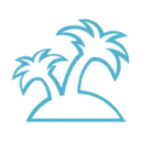 Logo van Holiday Rentals Curaçao