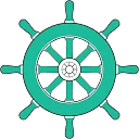 Logo Kindercoaching Aan het roer