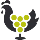 Logo Wijngaard de Plack en Betsy's kip