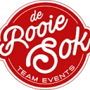 Logo De Rooie Sok groepsuitjes met tevredenheidsgarantie