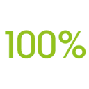 Logo van 100procenteco duurzame hygiëne